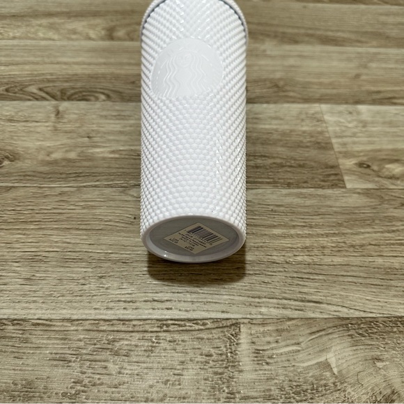 Starbucks Pearl White Bling Studded Tumbler - Picture 2 of 3